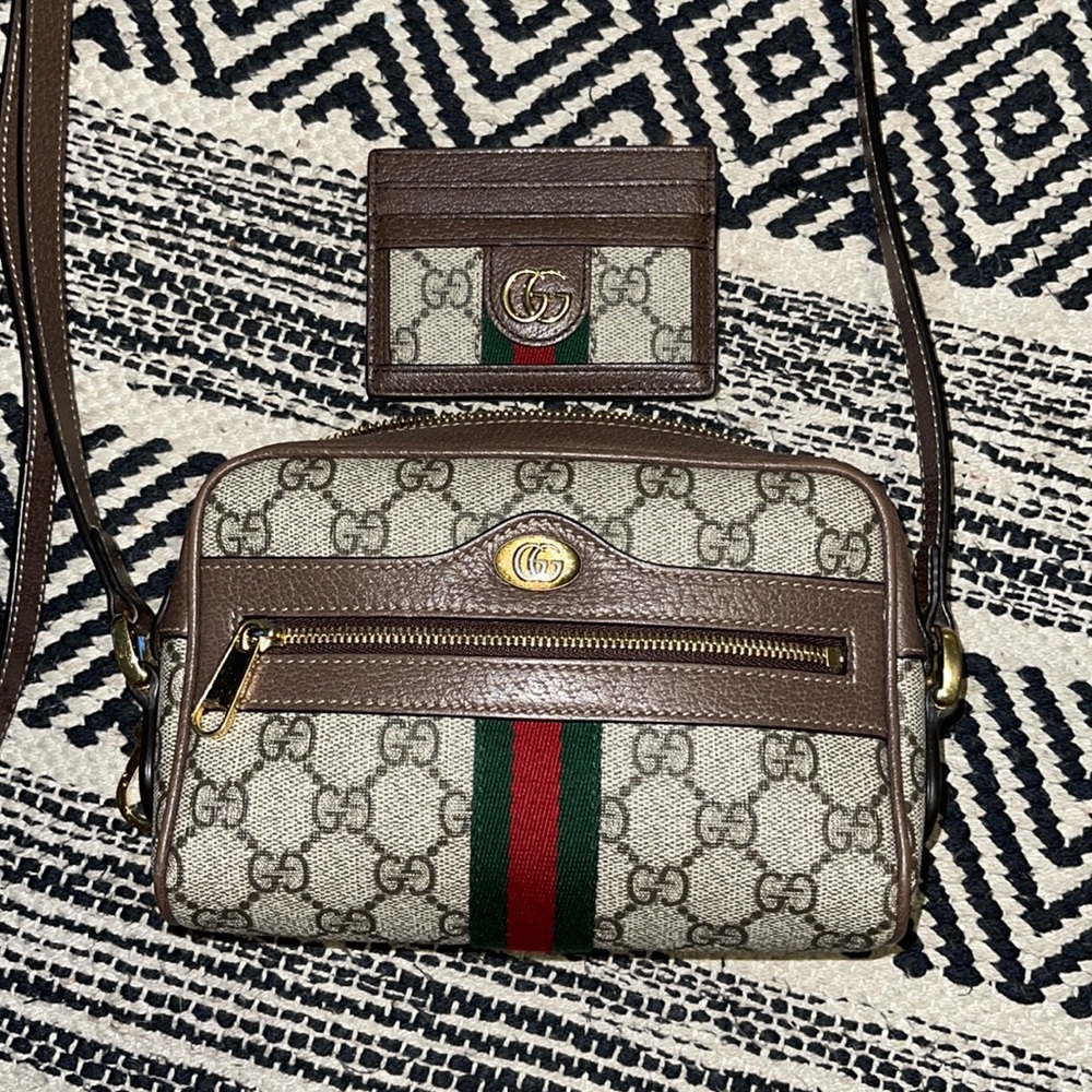 Ophidia GUCCI Mini Crossbody Bag & Card Holder